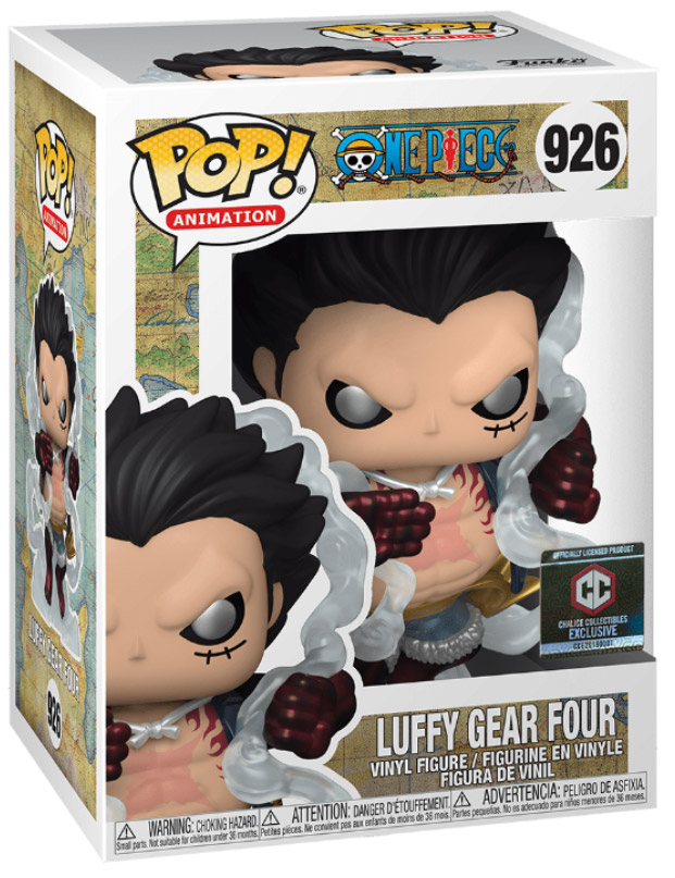 Figurine Pop One Piece #926 pas cher : Luffy Gear Fourth Métallique