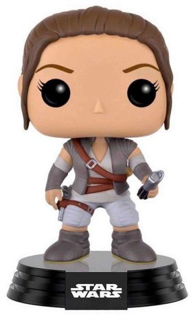 Figurine Funko Pop Star Wars 7 : Le Réveil de la Force #114 Rey - Tenue de la Résistance