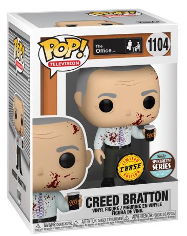 Figurine Funko Pop The Office #1104 Creed Bratton (Ensanglanté) [Chase]