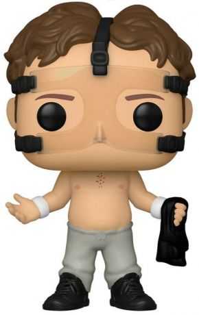 Figurine Funko Pop The Office #1103 Dwight Schrute Torse nu Basketball [Chase]