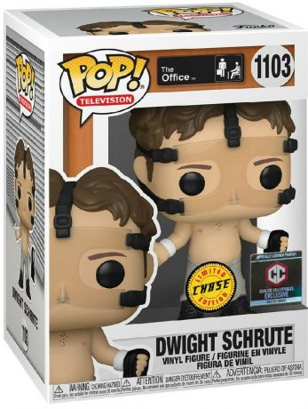 Figurine Funko Pop The Office #1103 Dwight Schrute Torse nu Basketball [Chase]