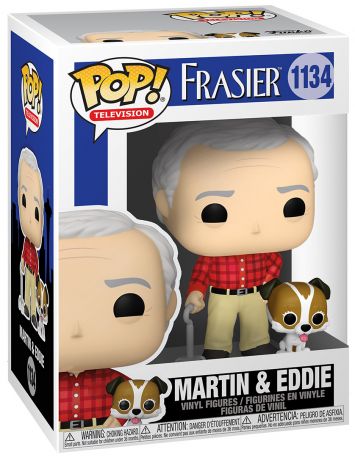 Figurine Funko Pop Frasier #1134 Martin avec Eddie