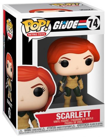 Figurine Funko Pop Hasbro #74 Scarlett (G.I.Joe)