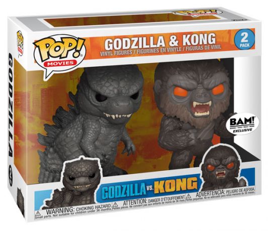 Figurine Funko Pop Godzilla vs Kong #00 Godzilla vs Kong - Pack 2