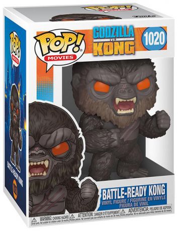 Figurine Funko Pop Godzilla vs Kong #1020 Kong prêt au combat