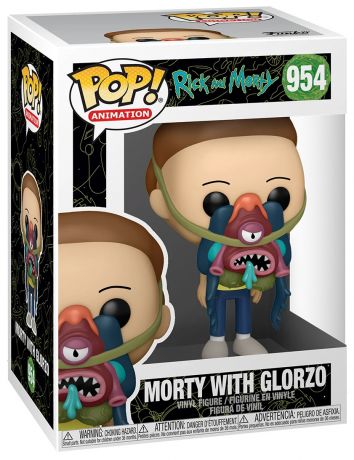 Figurine Funko Pop Rick et Morty #954 Morty avec Glorzo