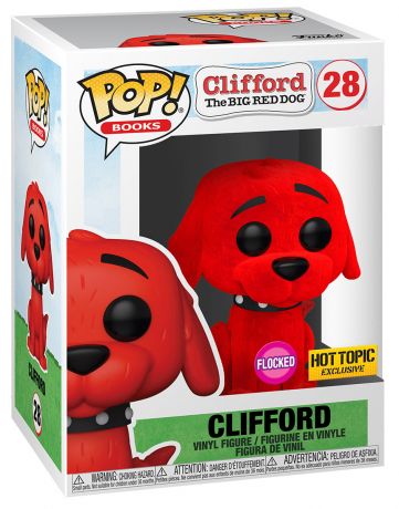 Figurine Funko Pop Clifford le gros chien rouge #28 Clifford Flocked