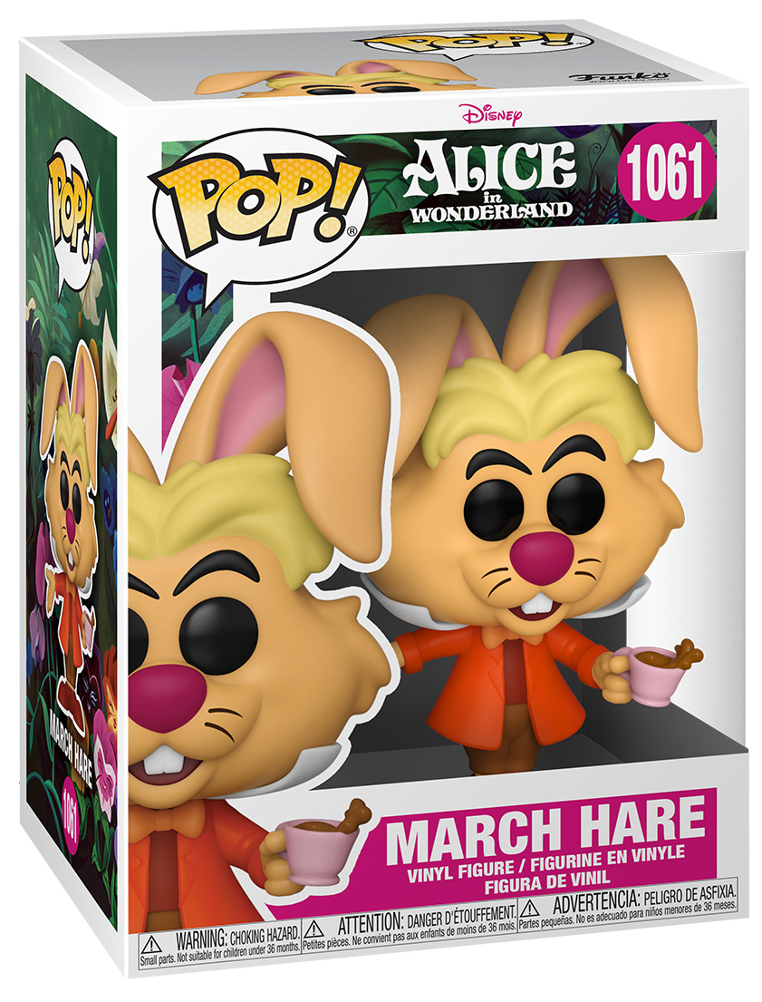 Pop Chat Alice Au Pays Des Merveilles Figurine Pop Alice au Pays des Merveilles [Disney] #1061 pas cher : Lièvre  de mars