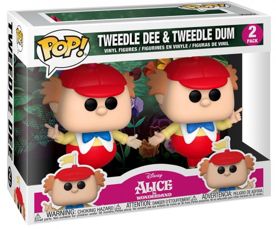 Figurine Funko Pop Alice au Pays des Merveilles [Disney] Tweedledum et Tweedledee