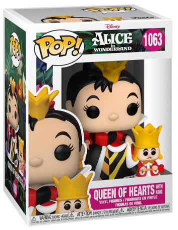 Figurine Funko Pop Alice au Pays des Merveilles [Disney] #1063 Reine de cœur avec roi de cœur