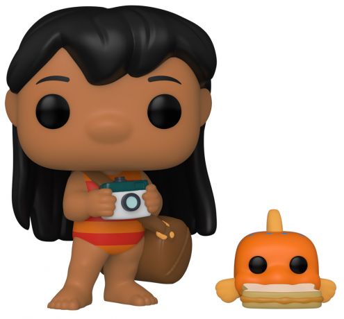 Figurine Funko Pop Lilo et Stitch [Disney] #1047 Lilo avec pudge