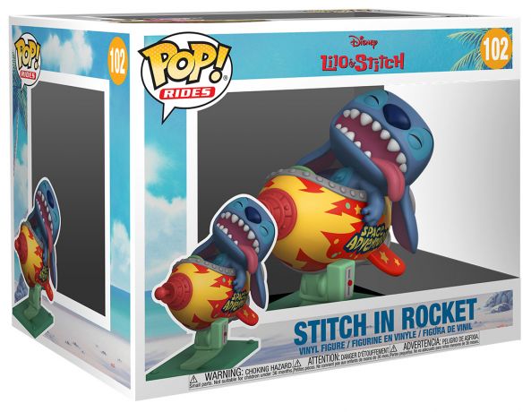 Figurine Pop Lilo et Stitch [Disney] #102 pas cher : Stitch en fusée