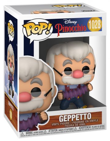 Figurine Funko Pop Pinocchio  #1028 Geppetto avec accordéon 