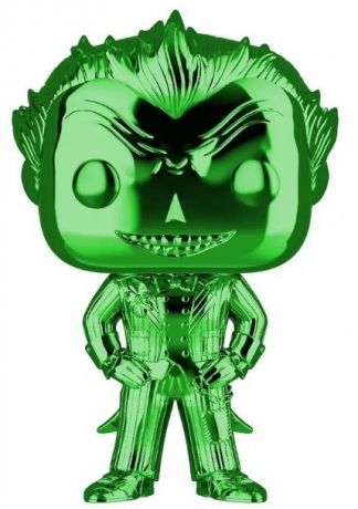 Figurine Funko Pop Batman Arkham Asylum #53 Le Joker Chrome vert