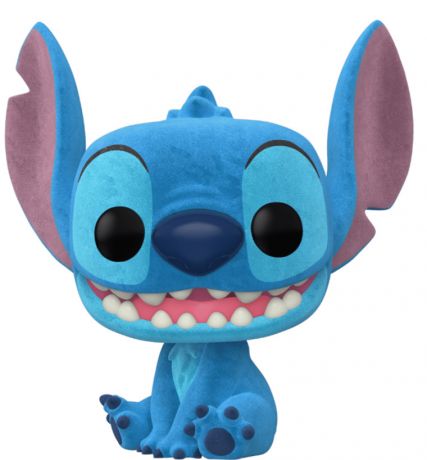 Figurine Funko Pop Lilo et Stitch [Disney] #1045 Stitch sourit - Flocked