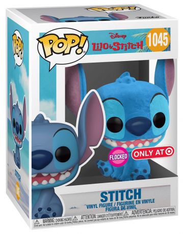 Figurine Funko Pop Lilo et Stitch [Disney] #1045 Stitch sourit - Flocked