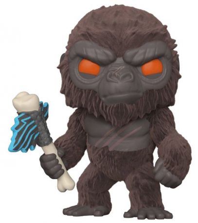 Figurine Funko Pop Godzilla vs Kong #1021 Kong avec Axe - Flocked