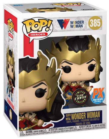 Figurine Funko Pop Wonder Woman 80 ans #385 Wonder Woman Death Metal [Chase]