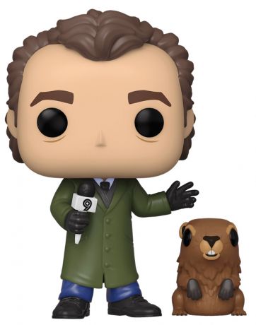 Figurine Funko Pop Un jour sans fin #1045 Phils Connors avec Punxsutawney Phil