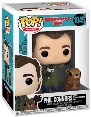 Figurine Funko Pop Un jour sans fin #1045 Phils Connors avec Punxsutawney Phil