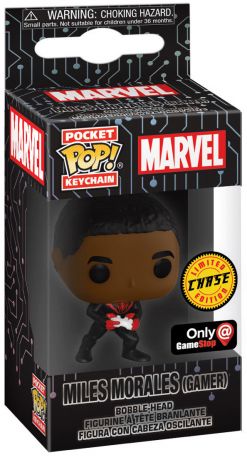 Figurine Funko Pop Marvel Comics Miles Morales Gamer démasqué [Chase]