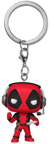 Figurine Funko Pop Marvel Comics Deadpool Gamer - Porte clés