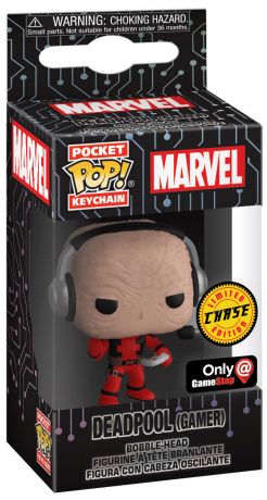 Figurine Funko Pop Marvel Comics Deadpool Gamer démasqué [Chase]