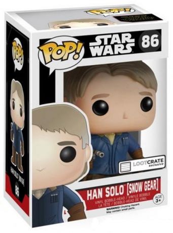 Figurine Funko Pop Star Wars 7 : Le Réveil de la Force #86 Han Solo - Equipement de Neige