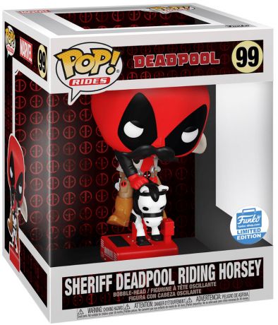 Figurine Funko Pop Deadpool [Marvel] #99 Sheriff Deadpool Riding Horsey