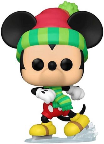 Figurine Funko Pop Mickey Mouse [Disney] #997  Mickey Mouse patinage sur glace