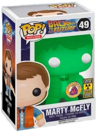 Figurine Funko Pop Retour vers le Futur #49 Marty McFly Plutonium - Glow in the Dark