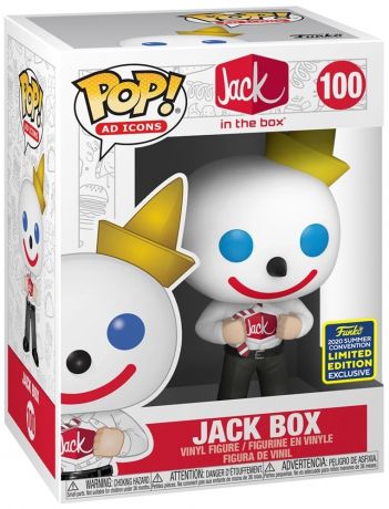 Figurine Funko Pop Icônes de Pub #100 Jack Box