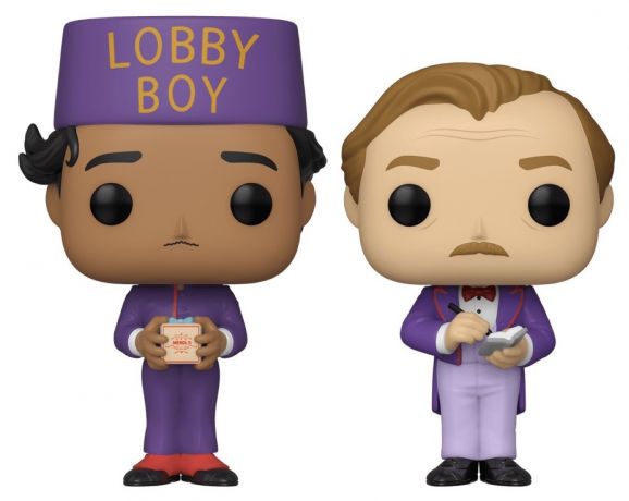 Figurine Funko Pop The Grand Budapest Hotel Zero et Gustave - Pack