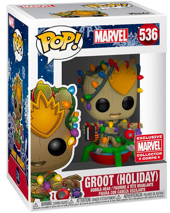 Produits Dérivés / figurines pop - chase & collector / Marvel Pop Figurine  Groot Special Edition