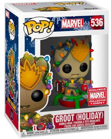 Figurine Funko Pop Marvel Comics #536 Groot Noël
