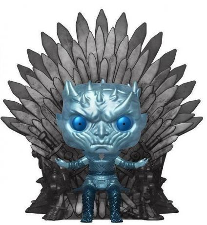 Figurine Funko Pop Game of Thrones #74 Roi de la Nuit sur Trône de Fer - Métallique