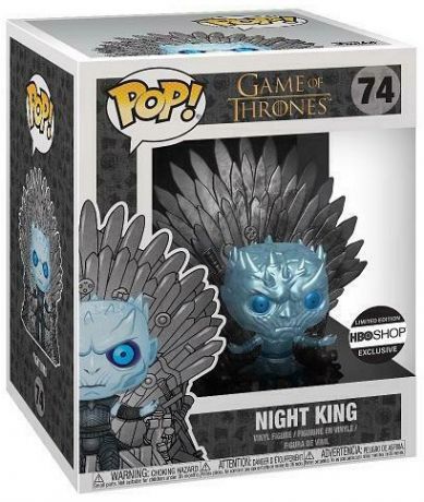 Figurine Funko Pop Game of Thrones #74 Roi de la Nuit sur Trône de Fer - Métallique