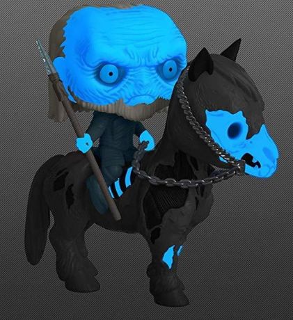 Figurine Funko Pop Game of Thrones #60 Marcheur Blanc sur cheval - Glow In The Dark