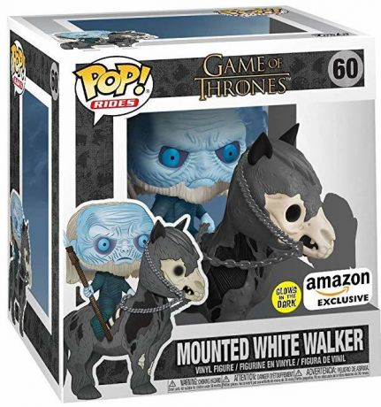 Figurine Funko Pop Game of Thrones #60 Marcheur Blanc sur cheval - Glow In The Dark