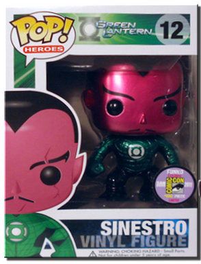 Figurine Funko Pop Green Lantern #12 Sinestro - Métallique