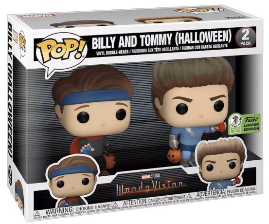 Figurine Funko Pop WandaVision [Marvel] Billy et Tommy (halloween) - Pack 2