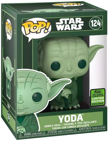 Figurine Funko Pop Star Wars 1 : La Menace fantôme #124 Yoda Artist Series
