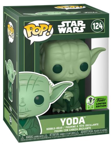 Figurine Funko Pop Star Wars 1 : La Menace fantôme #124 Yoda Artist Series