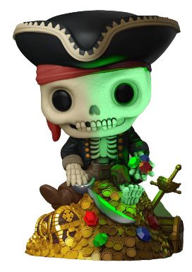 Figurine Funko Pop Pirates des Caraïbes [Disney] #783  Squelette de trésor - Glow In The Dark