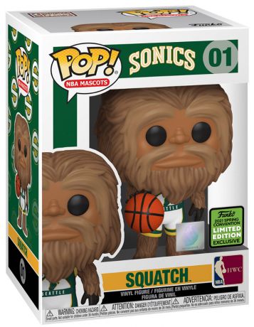 Figurine Funko Pop NBA #01 Seattle Squatch