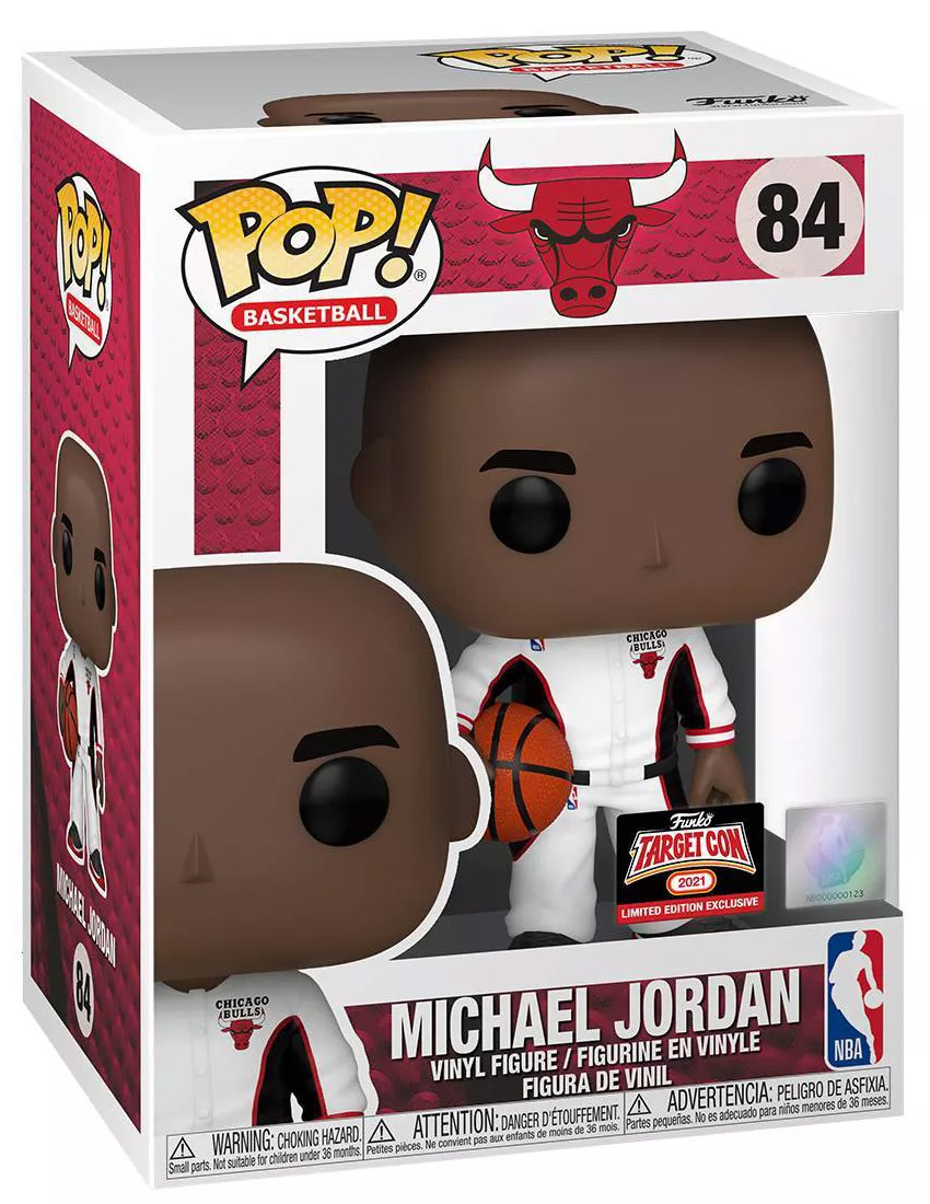 Figurine Pop NBA #84 pas cher : Michael Jordan tenu d'entrainement