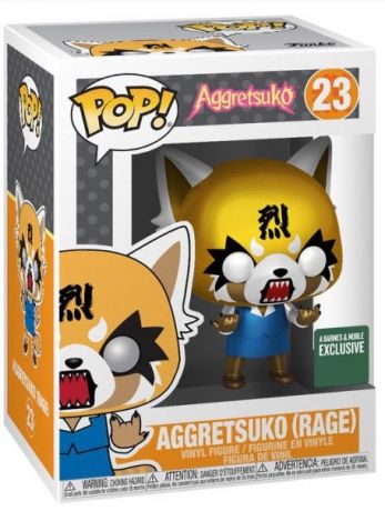 Figurine Funko Pop Sanrio #23 Aggretsuko enragé - Métallique