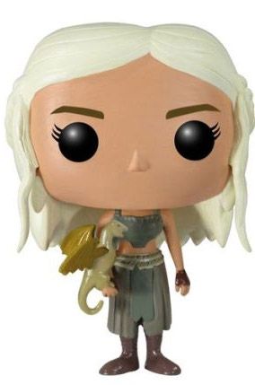 Figurine Funko Pop Game of Thrones #03 Daenerys Targaryen Dragon or