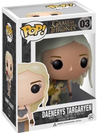 Figurine Funko Pop Game of Thrones #03 Daenerys Targaryen Dragon or