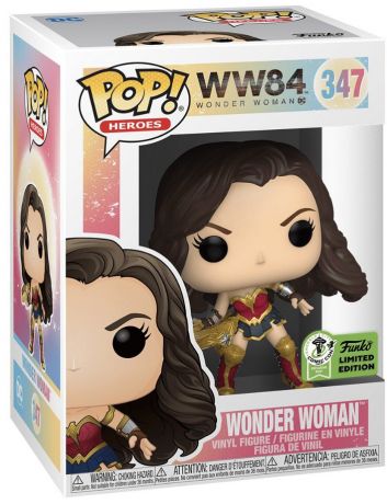 Figurine Funko Pop Wonder Woman 1984 - WW84 #347 Wonder Woman avec Tiara Boomerang Métallique